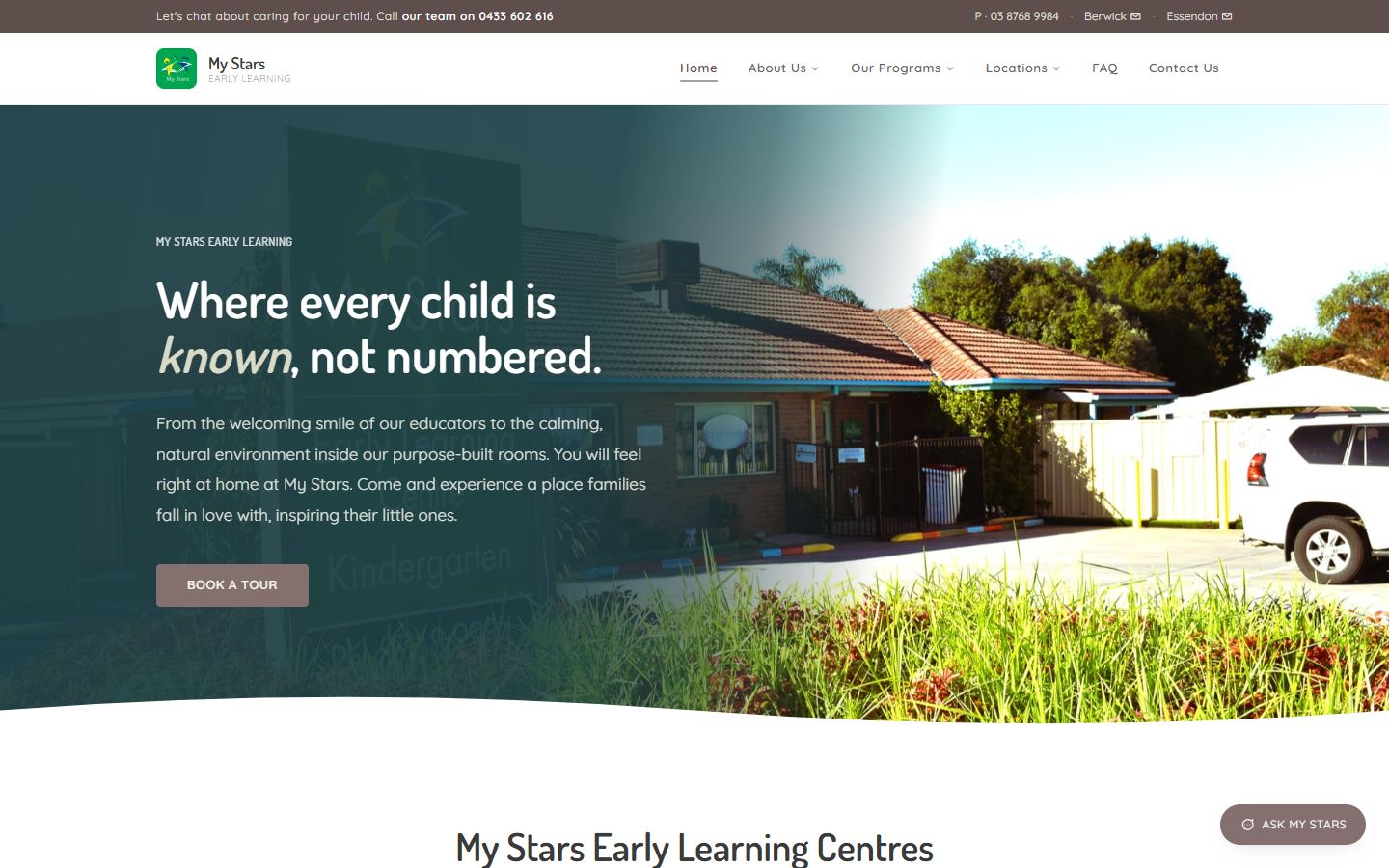 My Stars website